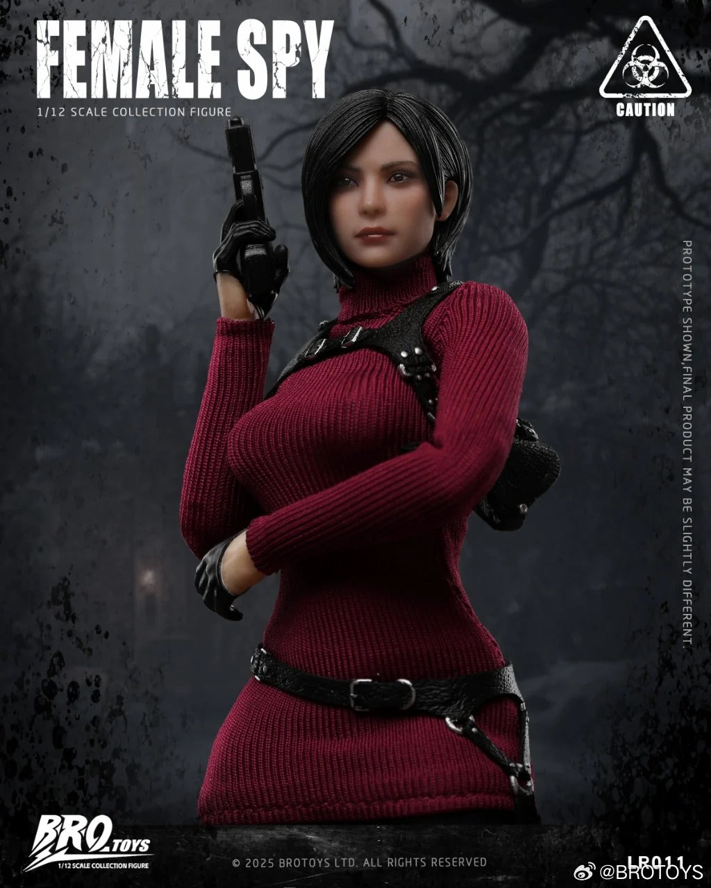 (Pre-order) Brotoys 1/12 Female Spy cloth figure LR011 with preorder bonus