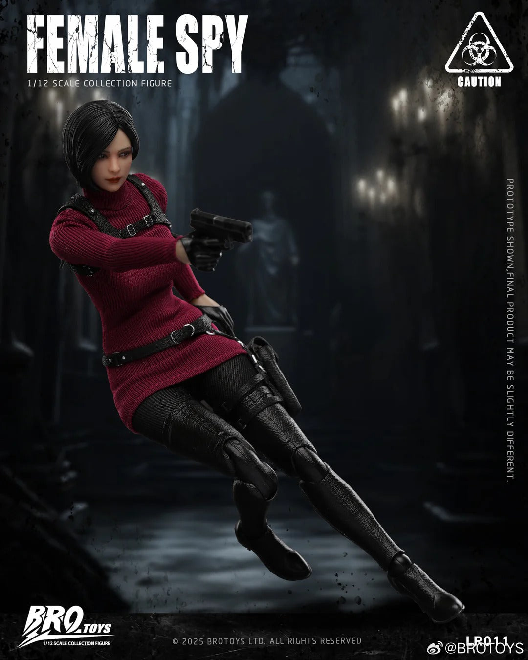 (Pre-order) Brotoys 1/12 Female Spy cloth figure LR011 with preorder bonus