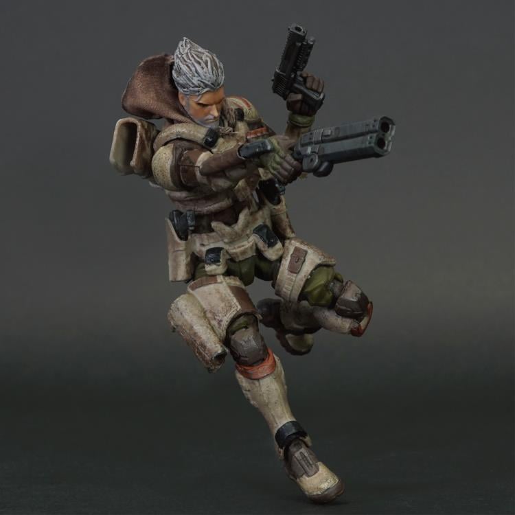 To get to the Great Estancian Library in time, the Bucks Team would first need to cross the desertified Estancian Gray Zone, and fast. As Assault Captain, Jack was charged by Bob with leading the charge across scavenger-infested dunes, driving through them like a wrecking ball to give the rest of the Bucks Team a way forward.