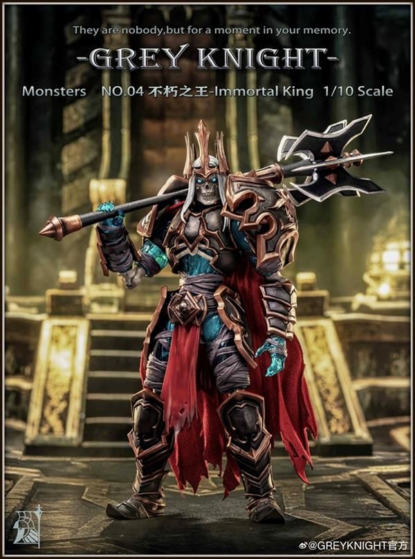 (Pre-order) Grey Knight 1/10 Immortal King with preorder bonus