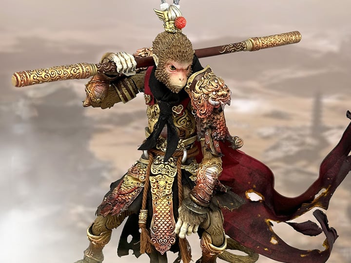 Inspired by the legendary Chinese novel Journey to the West, this Sun Wukong figure is here to add some depth to your 1/12 scale collection! The Sun Wukong (Great Sage Equal to Heaven) Battle Damaged version action figure is presented in 1/12 scale and features premium detail and articulation for maximum posability. Each figure comes with a wide variety of weapons and accessories.