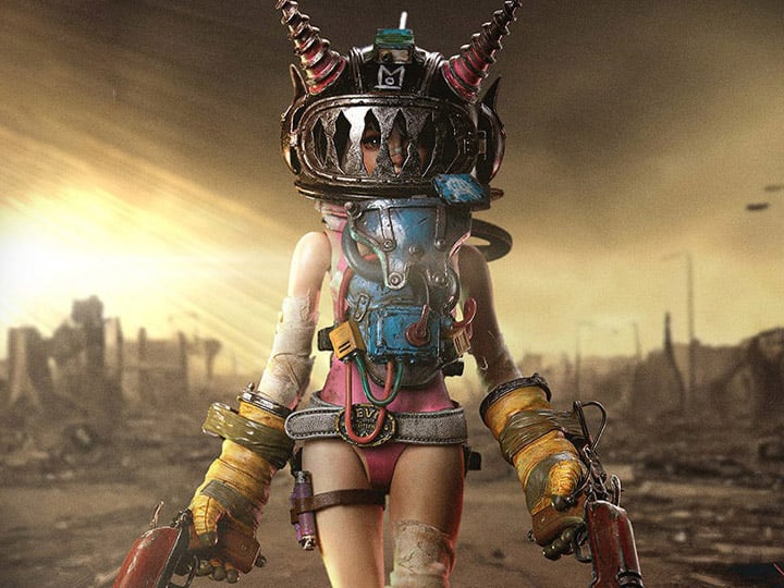 'BLITZWAY is thrilled to share the official launch of the 5th character of BHEADworks’ original figures, ‘Devil Moli’ from ‘HUNTERS: Day After WWIII.’ BHEADworks (Artist Yeon-gyun, Jung) has been loved for its original character design based on the dystopian worldview. The fifth heroine, Devil Moli, is a combat girl who decorates her cute visual like a scary gatekeeper and sensibly notices when an enemy approaches and sends a cue sign with a whistle.