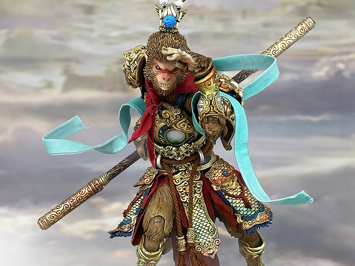Inspired by the legendary Chinese novel, Journey to the West, this Sun Wukong figure is here to add some depth to your 1/12 scale collection! The Sun Wukong (Great Sage Equal to Heaven) action figure is presented in 1/12 scale and features premium detail and articulation for maximum posability. Each figure comes with a wide variety of weapons and accessories.