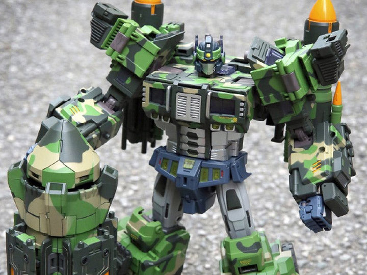 The S.T.Commander from TFC toys stands around 9.50 inches tall in robot made and transforms into a weapons transport vehicle. The S.T.Commander figure is highly articulated and features real rubber tires and an assortment of armor pieces.