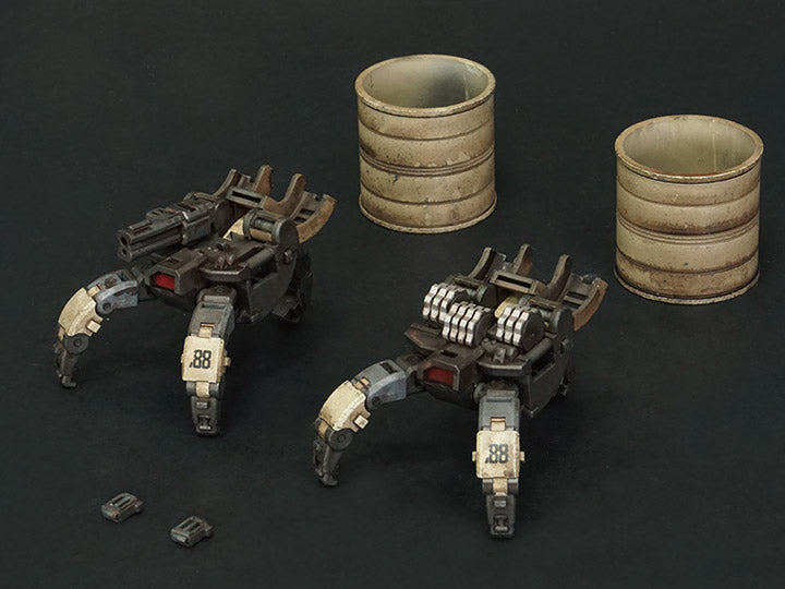 The Sand Laevis DD5s is a transformable drone with the ability to switch between remote control or intelligent exploration modes, and has both compact and expanded forms. In compact form, it has the ability to travel speedily by rolling in a barrel shape and can cover mines or traps on the road, thereby opening up a safe route for the convoy.