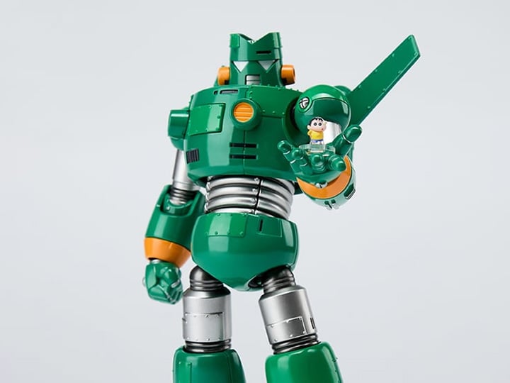 litzway presents the Quantum Robo of the Carbotix Line! In line with the release date of the 3D Crayon Shin-Chan Movie, ”Shin Jigen! Crayon Shin-chan the Movie”, which is scheduled for August 4, 2023, Blitzway's Quantum Robo is unveiled. With a size of 17cm, it is designed to be easily handled without any burden. This Blitzway Quantum Robo features specially developed joints, allowing for various poses seen in the movie, including the iconic "hip walking" pose!