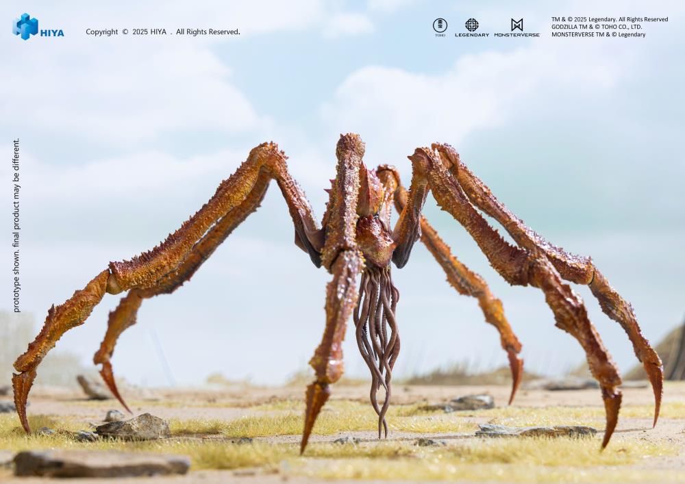 Scylla from Godzilla x Kong: The New Empire joins the Hiya Toys EXQUISITE BASIC Series! Standing about 6" tall, this highly detailed figure faithfully recreates the Titan's imposing form, from its armored body and massive claws to its six spike-covered limbs. Based on original CG data, the multi-layered paint application enhances its eerie, ancient presence.
Featuring multiple points of articulation, including a pull-out neck joint and articulated limbs, Scylla can be posed in a variety of dynamic stances,