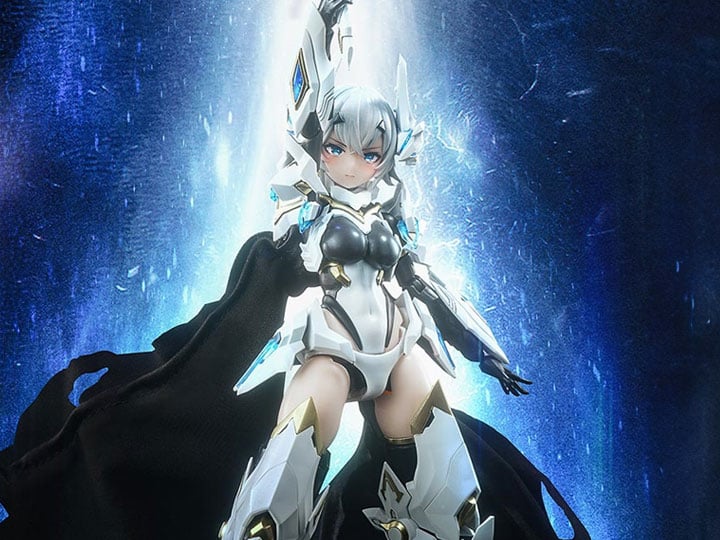 Add to your figure collection with the Twelve Knights of the Round Table White Dragon Knight Galahad 1/12 scale model kit by AniMester. This highly detailed model kit is around 6.7 inches tall in armor mode and is highly articulated when fully built. The White Dragon Knight Galahad can be displayed with or without armor, and comes with additional parts and accessories. Be sure to add this model kit to your collection!