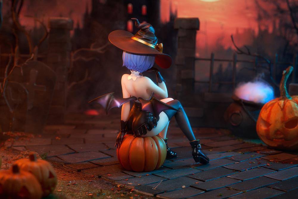 From the third season of "Re:ZERO -Starting Life in Another World-", which began airing in October 2024, come new beautiful wizard-themed figures of Rem and Ram. 
Rem is clad in an adorable wizard-style outfit that would probably allow her to be let off the hook even after playing mischievous tricks. The texture of her form-fitting costume beautifully and elegantly accentuates her physique, and the accessories, such as the gloves and boots, have been crafted with precise detail.