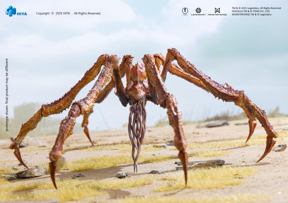 Scylla from Godzilla x Kong: The New Empire joins the Hiya Toys EXQUISITE BASIC Series! Standing about 6" tall, this highly detailed figure faithfully recreates the Titan's imposing form, from its armored body and massive claws to its six spike-covered limbs. Based on original CG data, the multi-layered paint application enhances its eerie, ancient presence.
Featuring multiple points of articulation, including a pull-out neck joint and articulated limbs, Scylla can be posed in a variety of dynamic stances,