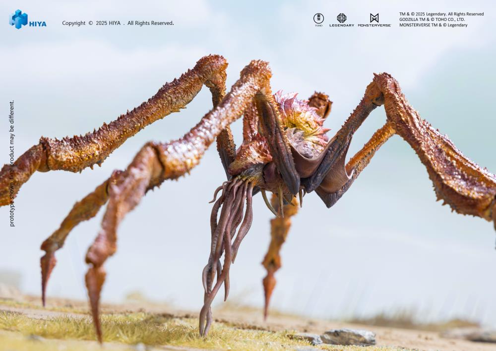 Scylla from Godzilla x Kong: The New Empire joins the Hiya Toys EXQUISITE BASIC Series! Standing about 6" tall, this highly detailed figure faithfully recreates the Titan's imposing form, from its armored body and massive claws to its six spike-covered limbs. Based on original CG data, the multi-layered paint application enhances its eerie, ancient presence.
Featuring multiple points of articulation, including a pull-out neck joint and articulated limbs, Scylla can be posed in a variety of dynamic stances,