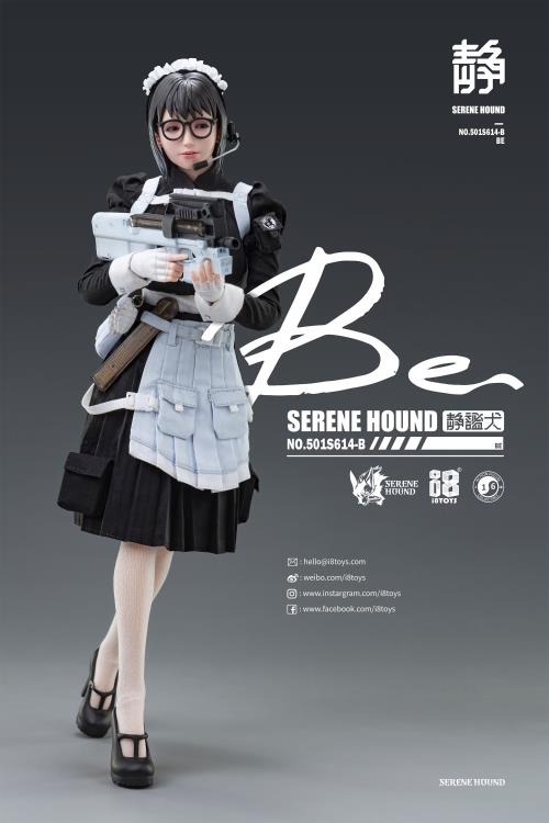 The Serene Hound Troops are the exclusive armed forces team sent to annihilate all potential threats toward human society brought on by witches that possess supernatural powers. To deal with the increasing number of witches, the Committee implemented the cloning plan called Hematopoietic Agent. The program clones outstanding members of the Serene Hounds to get an army of superior soldiers. Serene Hound figures Cer and Rus shown as reference and not included in purchase (sold separately).