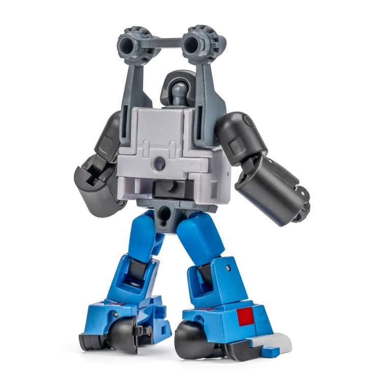 NA H61 Btekelili & H61 Famsterdamned are miniature vehicles by Newage that are able to convert into battle robots. Standing about 2 inches tall in robot mode, these figures come armed with blasters and feature multiple points of articulation