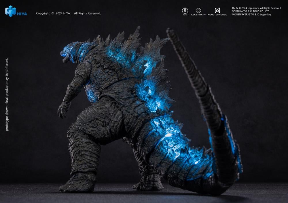 Witness the clash of legends as Godzilla and Kong, the two most powerful forces of nature, engage in an epic battle that will shape the fate of the world.
Prepare for the ultimate showdown as Heat Ray Godzilla from Godzilla vs. Kong (2021) joins the Hiya Exquisite Basic+ Series as a PREVIEWS Exclusive!
