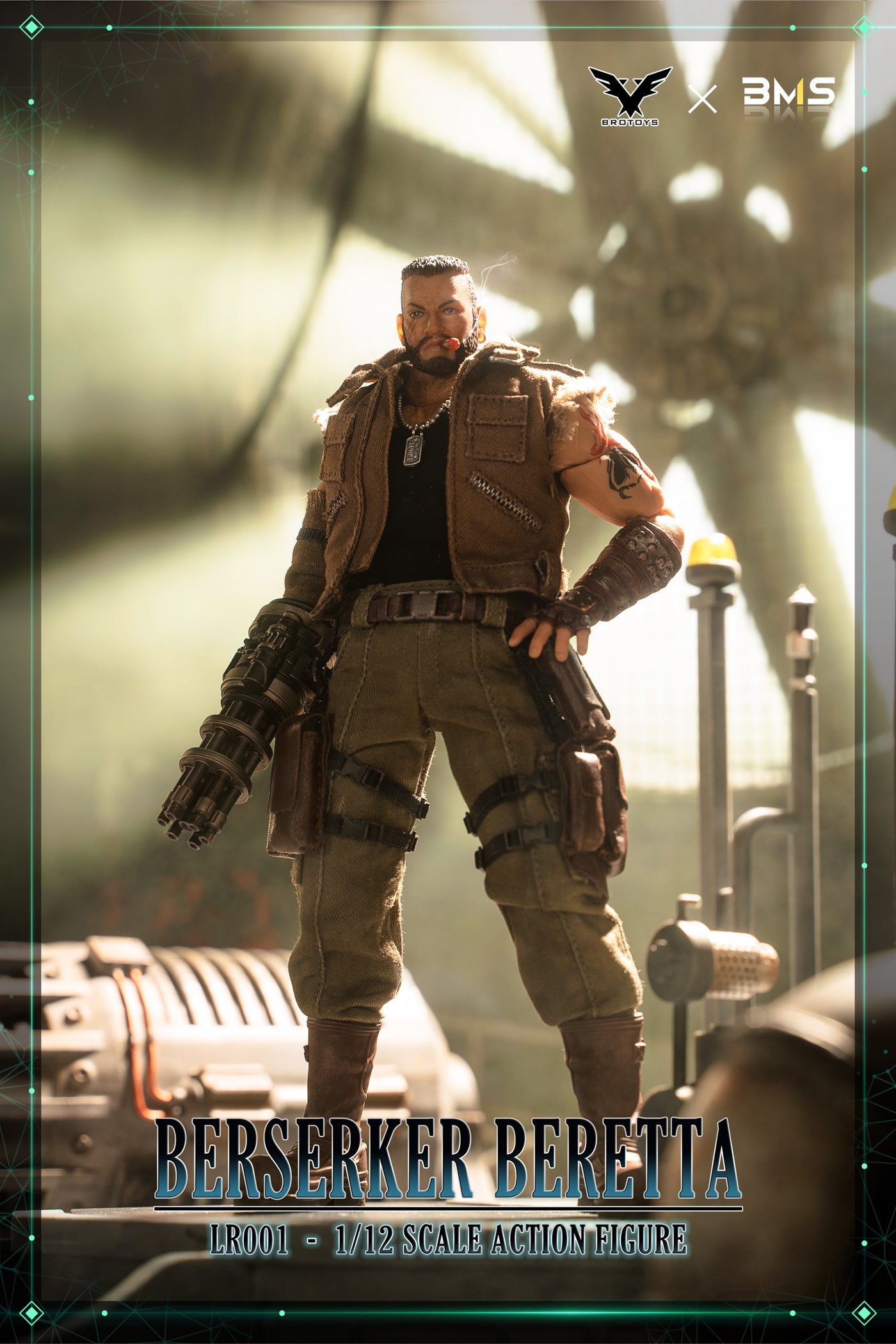 Brotoys X BMS Final Fantasy Berserker Barreta 1/12 Action Figure