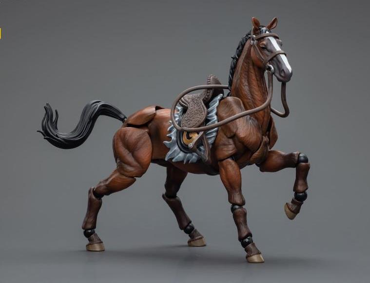 Introducing the remarkable Joy Toy Dark Source JiangHu War Horse action figure. This meticulously crafted action figure brings the mystical world of JiangHu to life, capturing the essence and prowess of a legendary warrior. Every inch of this action figure showcases the artistry and craftsmanship that JoyToy is renowned for, ensuring an authentic and immersive experience for collectors and enthusiasts alike. Additional figure shown not included (sold separately)