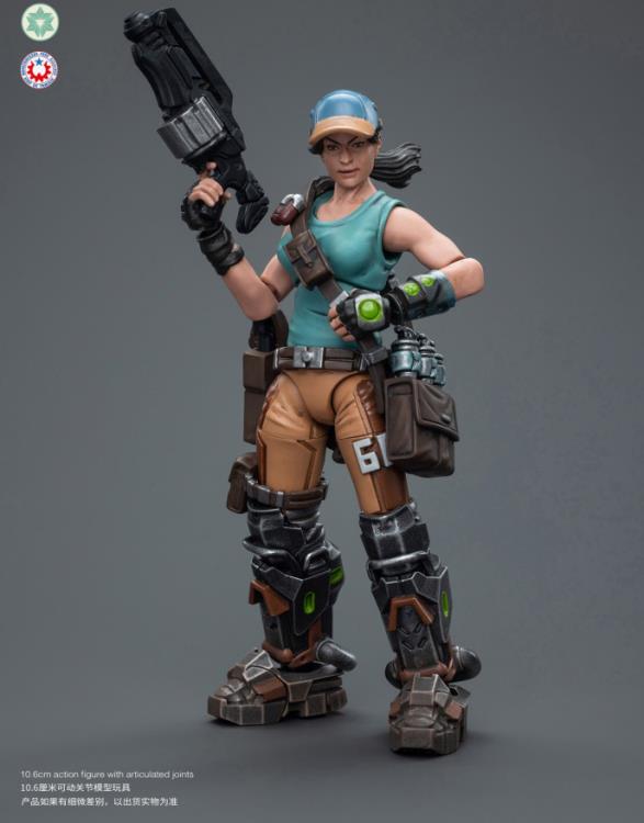 The Joy Toy NA2 Monstruckers No.2 Woman action figure is perfect for collectors and fans of the Infinity universe, as well as those who appreciate high-quality action figures. With its impressive level of detail and articulation, this action figure is a must-have for any serious collector or fan.