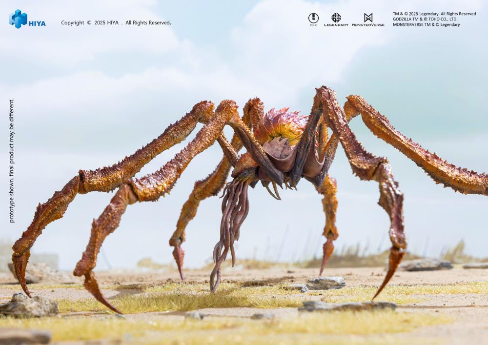 Scylla from Godzilla x Kong: The New Empire joins the Hiya Toys EXQUISITE BASIC Series! Standing about 6" tall, this highly detailed figure faithfully recreates the Titan's imposing form, from its armored body and massive claws to its six spike-covered limbs. Based on original CG data, the multi-layered paint application enhances its eerie, ancient presence.
Featuring multiple points of articulation, including a pull-out neck joint and articulated limbs, Scylla can be posed in a variety of dynamic stances,