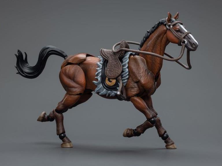 Introducing the remarkable Joy Toy Dark Source JiangHu War Horse action figure. This meticulously crafted action figure brings the mystical world of JiangHu to life, capturing the essence and prowess of a legendary warrior. Every inch of this action figure showcases the artistry and craftsmanship that JoyToy is renowned for, ensuring an authentic and immersive experience for collectors and enthusiasts alike. Additional figure shown not included (sold separately)