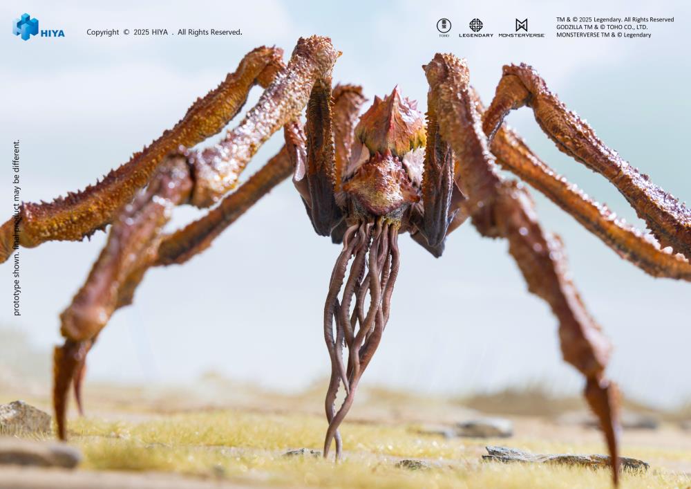 Scylla from Godzilla x Kong: The New Empire joins the Hiya Toys EXQUISITE BASIC Series! Standing about 6" tall, this highly detailed figure faithfully recreates the Titan's imposing form, from its armored body and massive claws to its six spike-covered limbs. Based on original CG data, the multi-layered paint application enhances its eerie, ancient presence.
Featuring multiple points of articulation, including a pull-out neck joint and articulated limbs, Scylla can be posed in a variety of dynamic stances,