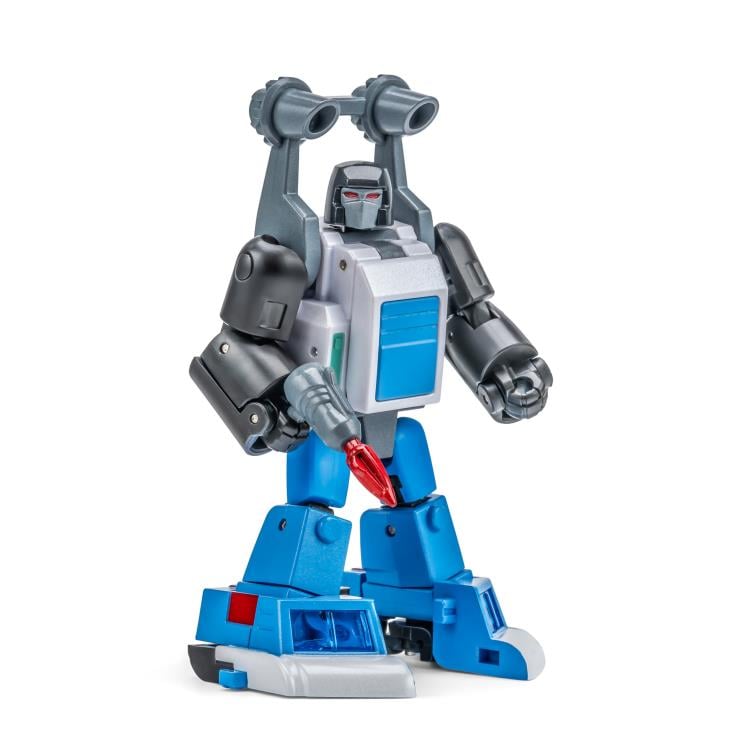 NA H61 Btekelili & H61 Famsterdamned are miniature vehicles by Newage that are able to convert into battle robots. Standing about 2 inches tall in robot mode, these figures come armed with blasters and feature multiple points of articulation