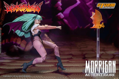 Morrigan is a succubus and the head of house Aensland, a ruling-class family of the Makai Kingdom. Despite being a soul-consuming demon, Morrigan is a benevolent ruler. She will do anything to protect her homeland and views Ultron Sigma as its ultimate threat. Morrigan has chosen to ally herself with the resistance. Some are wary about partnering with her, but she has taken a liking to Ghost Rider, the ultimate supernatural enforcer, conveniently neutralizing any threat she poses. 