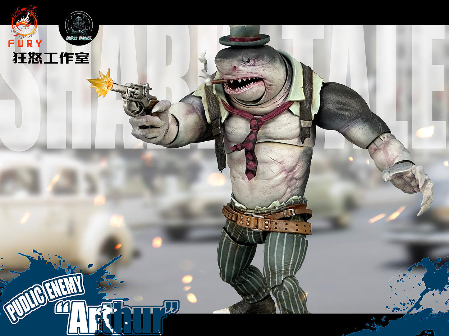 Fury Toys 1/12 Figure - Abyssal Power Shark Tale Wave 1 Public Enemy Arthur