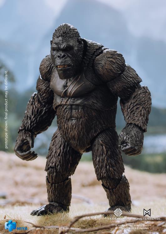 Embark on an expedition to an uncharted island and discover the domain of the colossal Kong with Hiya's Exquisite Basic series! From Kong: Skull Island (2017), the Exquisite Basic Kong stands just under 6" tall and faithfully replicates his appearance from the film. From Kong's intimidating gaze to the chest of battle scars, every detail is finely crafted, emphasizing the power of the mighty ruler of Skull Island.
