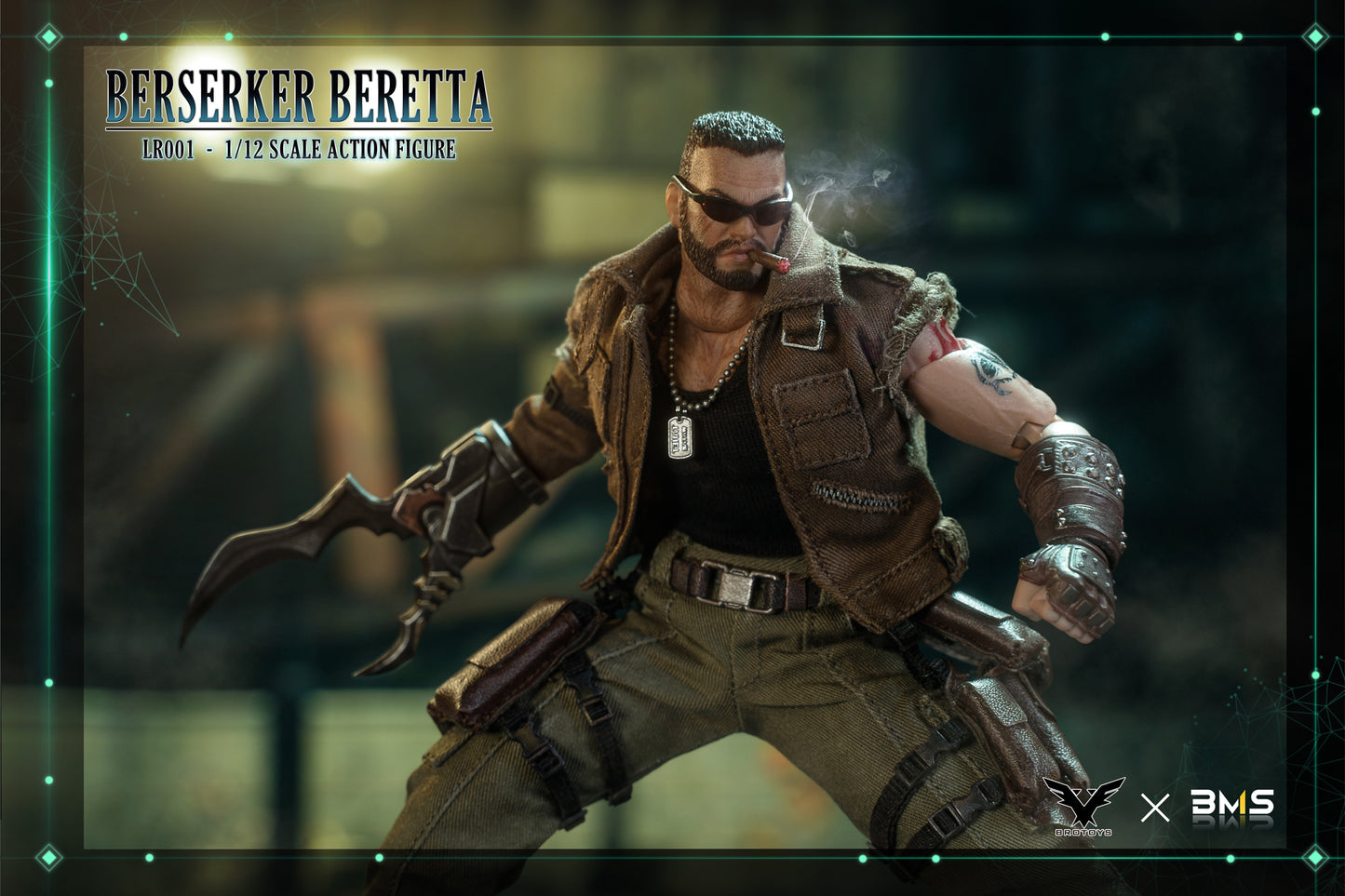 Brotoys X BMS Final Fantasy Berserker Barreta 1/12 Action Figure