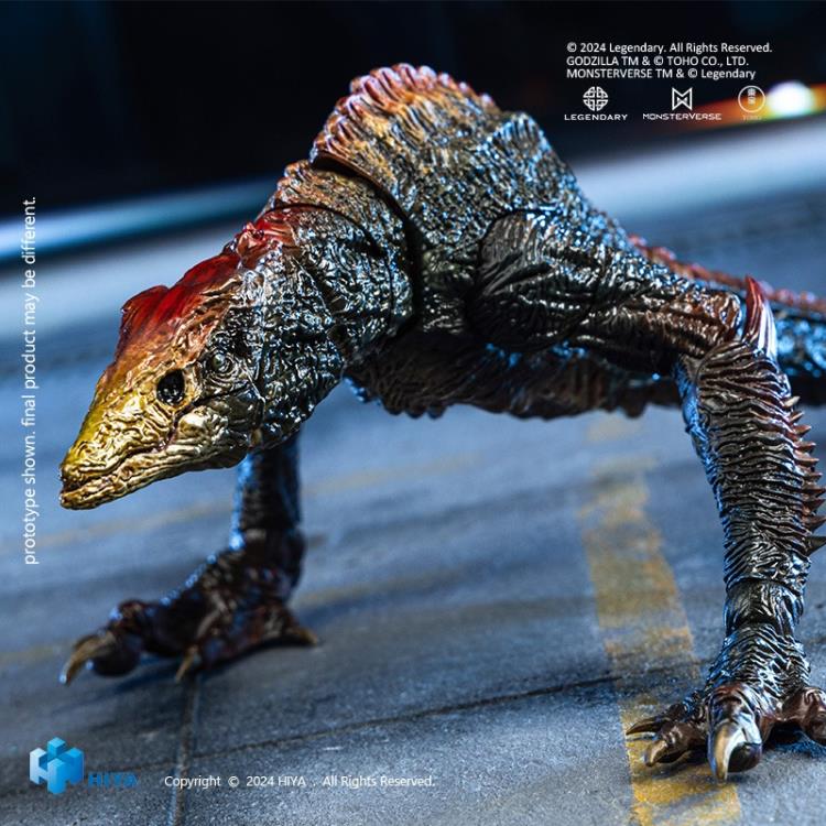Prepare to encounter the enhanced Skull Crawler as it appears in Godzilla vs. Kong with this PREVIEWS Exclusive Hiya Toys Exquisite Basic figure! In the film, Skull Crawler undergoes secret cultivation by APEX, featuring red bone structure, this monster is larger and stronger than usual! Standing at a length of approximately 14" and a height of 4.3" tall, this highly articulated figure references the design data from the film to capture all the intricate details of the fearsome Skull Island monster.