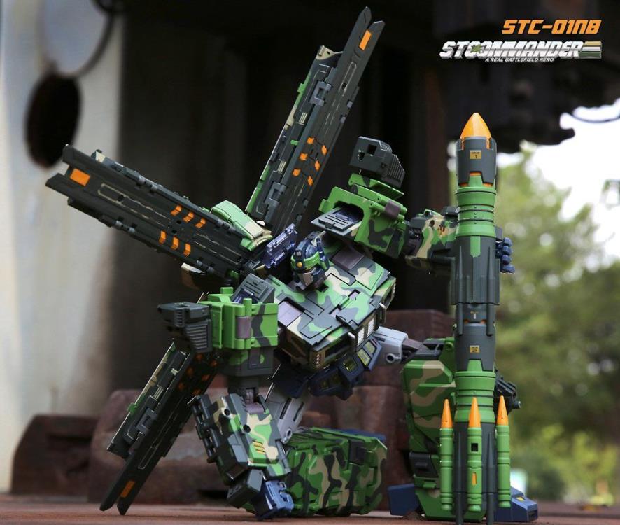 The S.T.Commander from TFC toys stands around 9.50 inches tall in robot made and transforms into a weapons transport vehicle. The S.T.Commander figure is highly articulated and features real rubber tires and an assortment of armor pieces.