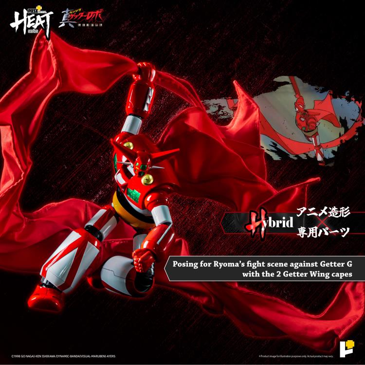 Based on the OVA Getter Robo Armageddon, this Getter 1 Mecha action figure is sure to be the next star of your collection. Carefully considered details seek to provide all the charm of the original work and bring the animation to life. Assemble the Trinity Death Beam (Getter Beam) effect and special platform components to recreate the unique Trinity Death Beam scattering scene (Spiral Getter Beam) in the Ryūryoma drama!