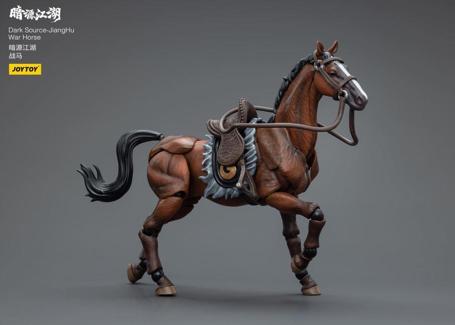 Introducing the remarkable Joy Toy Dark Source JiangHu War Horse action figure. This meticulously crafted action figure brings the mystical world of JiangHu to life, capturing the essence and prowess of a legendary warrior. Every inch of this action figure showcases the artistry and craftsmanship that JoyToy is renowned for, ensuring an authentic and immersive experience for collectors and enthusiasts alike. Additional figure shown not included (sold separately)