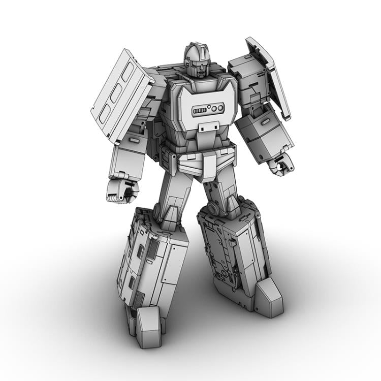 From Moon Studios comes a series of robot figures which transform from robots into different types of trains. The MSO2 Ice Land figure transforms from a robot into a train. Collect transforming figures MSO1 through MSO6 and you can combine them to form Radiatron!