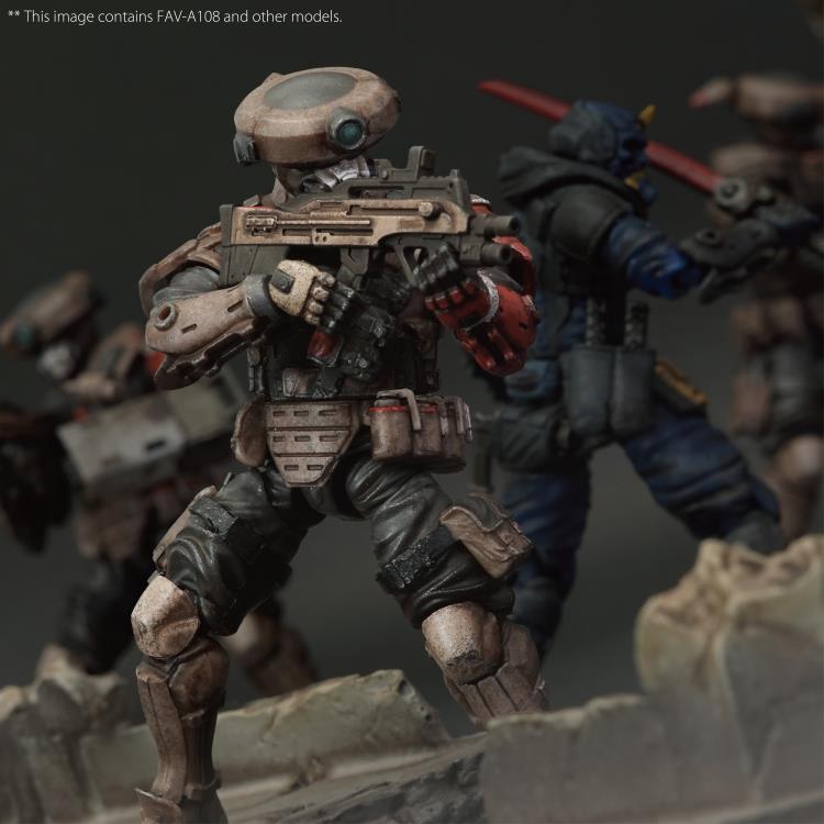 The Red Crow Ashigaru is affiliated to the Red Crow Squadron, which used to be an air force unit from the Kaiho Defense Unit. After Operation Shadow Den, the unit was reformed into the Yamato Special Assault Unit, responsible for handling terrorist attacks. The Red Crow Squadron is deployed exclusively by the Cabinet, and with the consent of a second nation, it may undertake counter-terrorism missions abroad.
