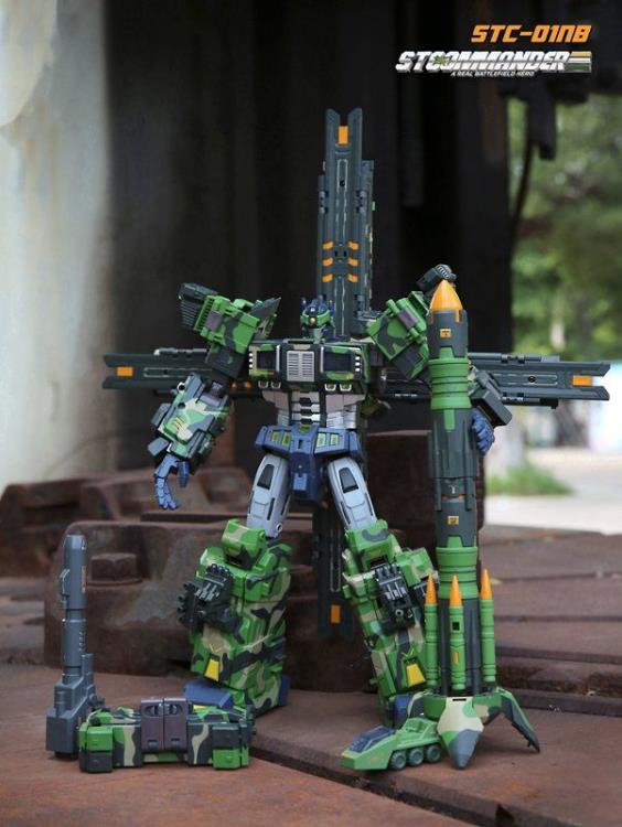 The S.T.Commander from TFC toys stands around 9.50 inches tall in robot made and transforms into a weapons transport vehicle. The S.T.Commander figure is highly articulated and features real rubber tires and an assortment of armor pieces.