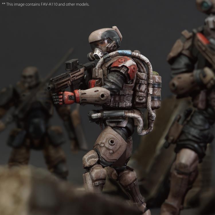 Within the notorious Yamato Gray Zone, known for its heavy acid rain contamination, nuclear fallout, and continuous volcanic eruptions - some of the worst pollution in the world - the Red Crow Hazmat Ronin remain faithful in their allegiance to the Cabinet and Republic. Their enemies include not only the terrorists raging in the hazard zones, but also bandits equipped with CBRN weapons.
