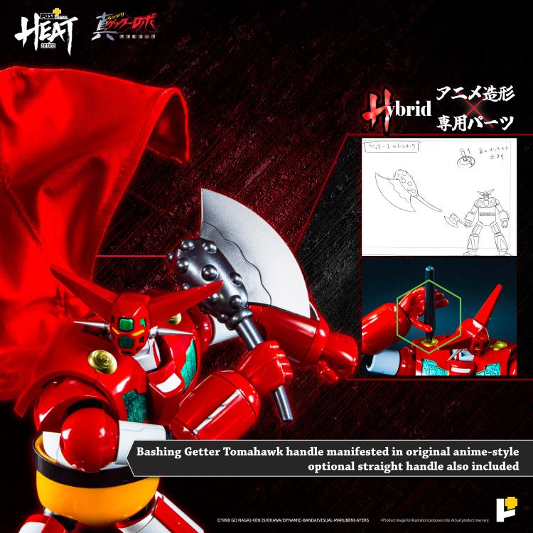 Based on the OVA Getter Robo Armageddon, this Getter 1 Mecha action figure is sure to be the next star of your collection. Carefully considered details seek to provide all the charm of the original work and bring the animation to life. Assemble the Trinity Death Beam (Getter Beam) effect and special platform components to recreate the unique Trinity Death Beam scattering scene (Spiral Getter Beam) in the Ryūryoma drama!