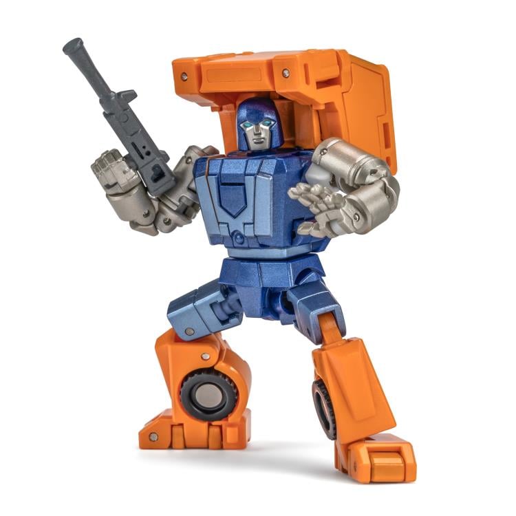 NA H58 Balin & H59 Dwalin are miniature vehicles by Newage that can convert into battle robots. Standing about 2 inches tall in robot mode, these figures come armed with blasters and feature multiple points of articulation. Other figures shown not included (sold separately)