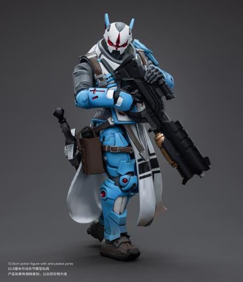 The Joy Toy Infinity Corvus Belli PanOceania Teutonic Knights set is perfect for collectors and fans of the Infinity universe, as well as those who appreciate high-quality action figures. With the impressive level of detail and articulation, these action figures are must-haves for any serious collector or fan.