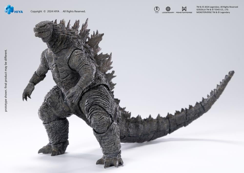 Witness the clash of legends as Godzilla and Kong, the two most powerful forces of nature, engage in an epic battle that will shape the fate of the world.
Prepare for the ultimate showdown as Heat Ray Godzilla from Godzilla vs. Kong (2021) joins the Hiya Exquisite Basic+ Series as a PREVIEWS Exclusive!