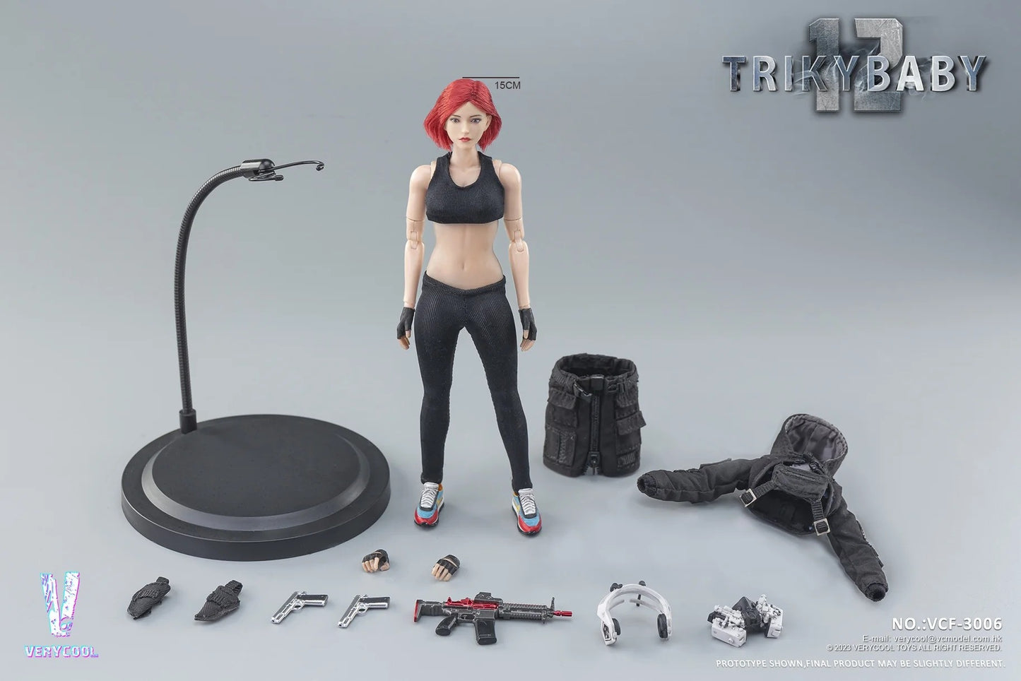 Verycool 1/12 Cyberpunk Trikybaby Rainbow 15cm