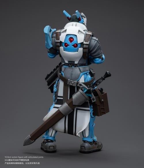 The Joy Toy Infinity Corvus Belli PanOceania Teutonic Knights set is perfect for collectors and fans of the Infinity universe, as well as those who appreciate high-quality action figures. With the impressive level of detail and articulation, these action figures are must-haves for any serious collector or fan.