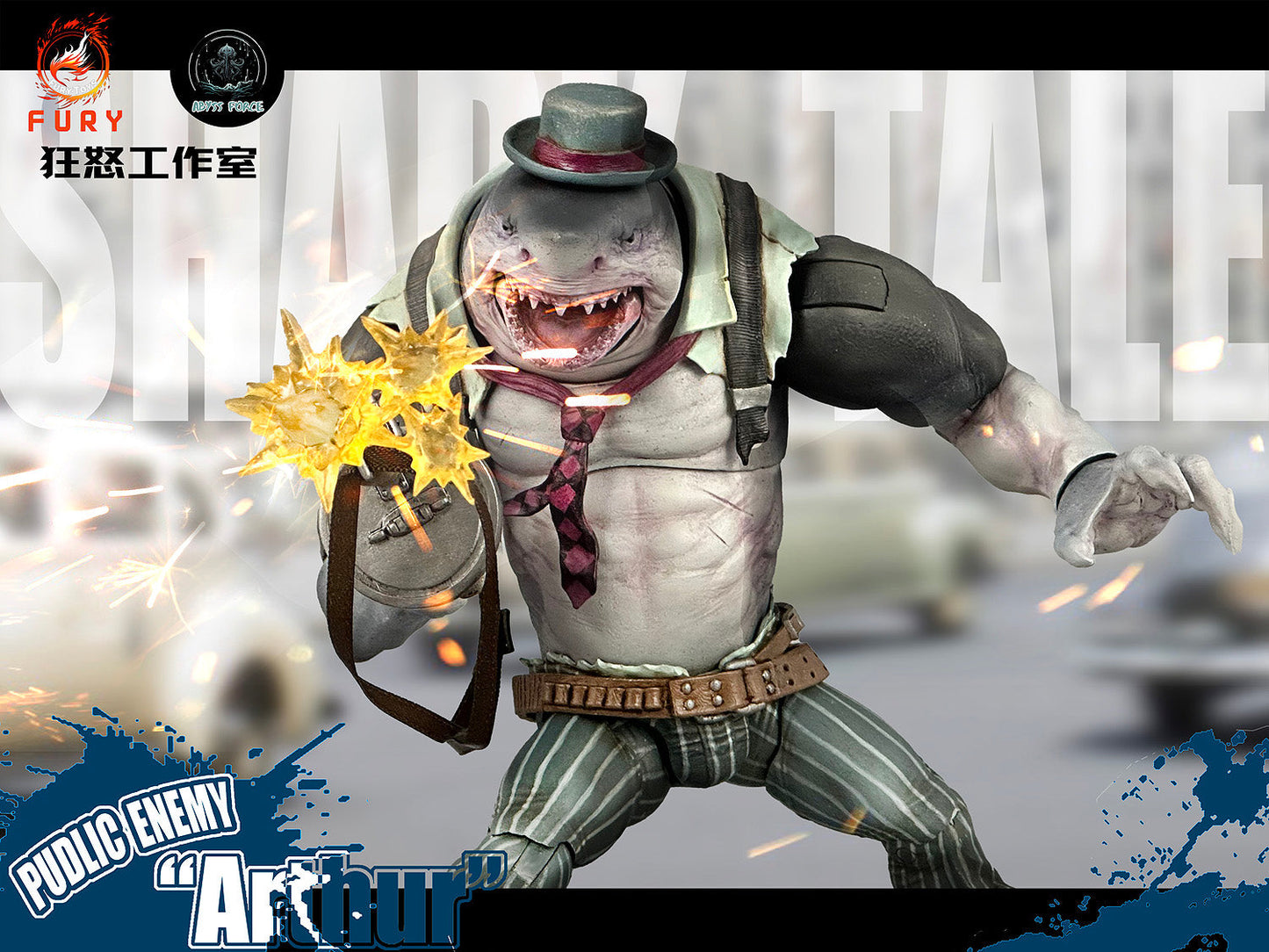 Fury Toys 1/12 Figure - Abyssal Power Shark Tale Wave 1 Public Enemy Arthur