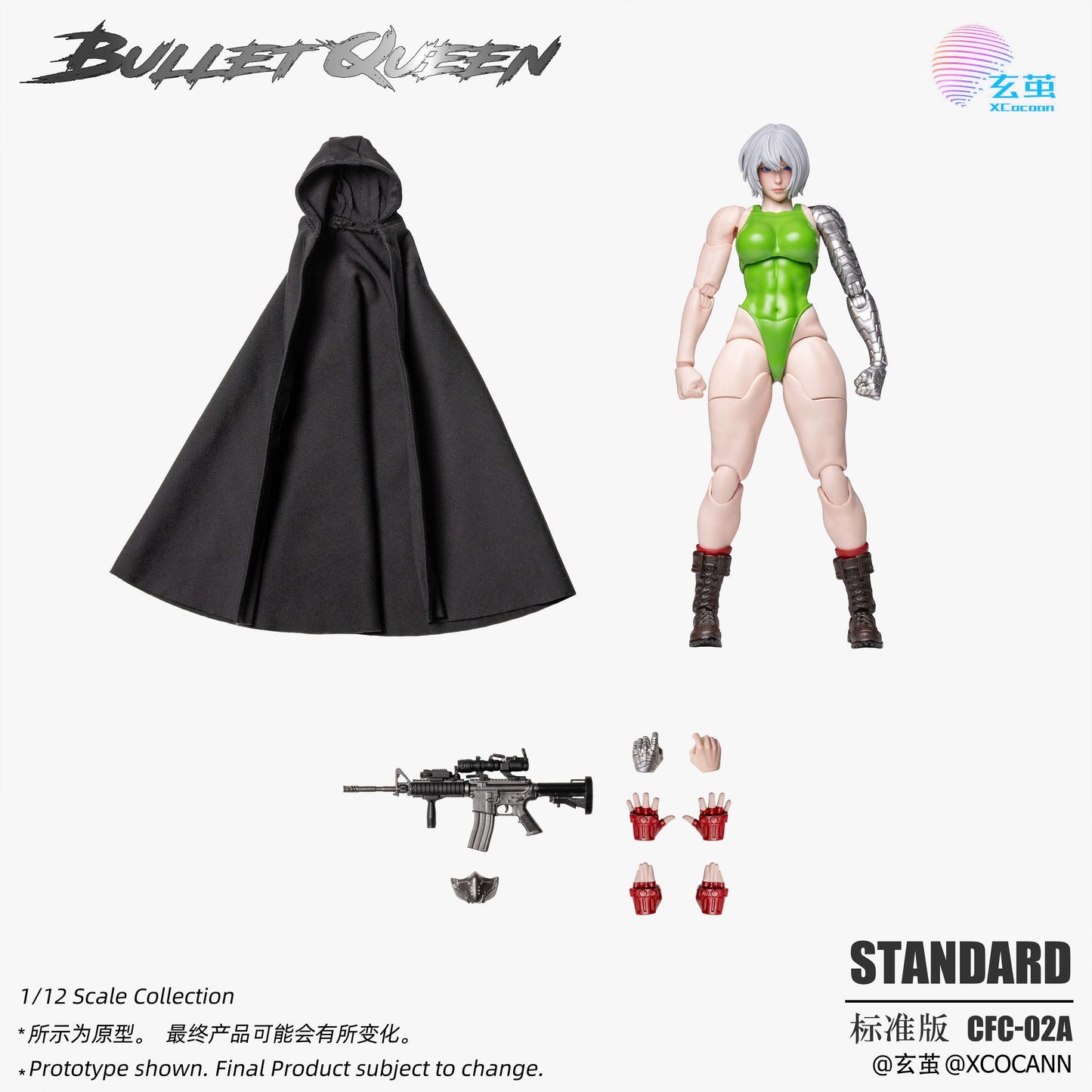 (Pre-order) Xocann studio 1/12 Cyberpunk fighters Bullet Queen Standard