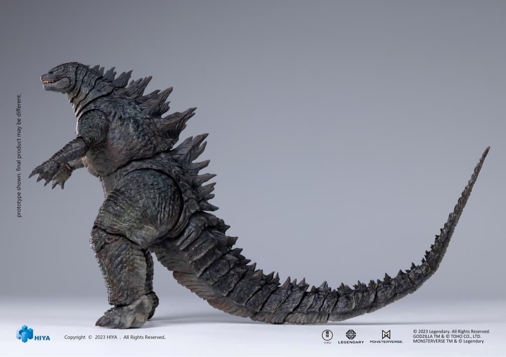 From Godzilla (2014), Godzilla joins Hiya Toys' EXQUISITE BASIC series! While Godzilla confronts significant challenges, humanity strives to comprehend the destructive power of this formidable ally, and unites with it to confront the ancient threat. This brand new Godzilla action figure stands 6.2" tall and Includes an articulated tail for posing and display in collections. Crafted with attention to detail, referencing the original CG data from the movie, every aspect of Godzilla's appearance from the film
