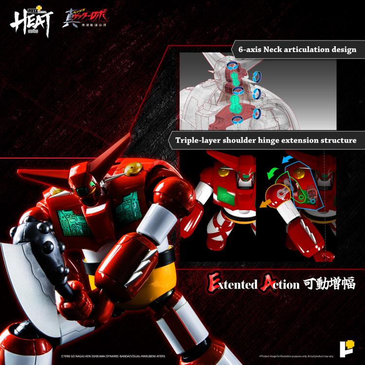 Based on the OVA Getter Robo Armageddon, this Getter 1 Mecha action figure is sure to be the next star of your collection. Carefully considered details seek to provide all the charm of the original work and bring the animation to life. Assemble the Trinity Death Beam (Getter Beam) effect and special platform components to recreate the unique Trinity Death Beam scattering scene (Spiral Getter Beam) in the Ryūryoma drama!