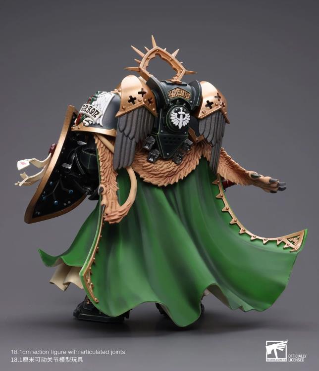 The Joy Toy Warhammer 40K Dark Angels Primarch Lion El‘Jonson action figure is a highly detailed collectible, perfect for fans of the Warhammer 40K universe. This figure captures the essence of the character’s formidable presence, making it a must-have for collectors and enthusiasts alike.
