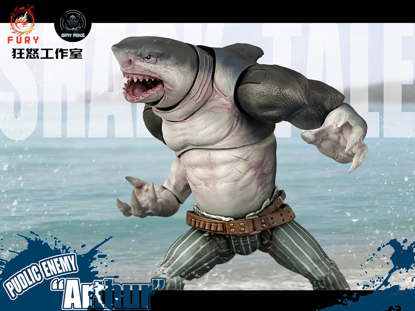 Fury Toys 1/12 Figure - Abyssal Power Shark Tale Wave 1 Public Enemy Arthur