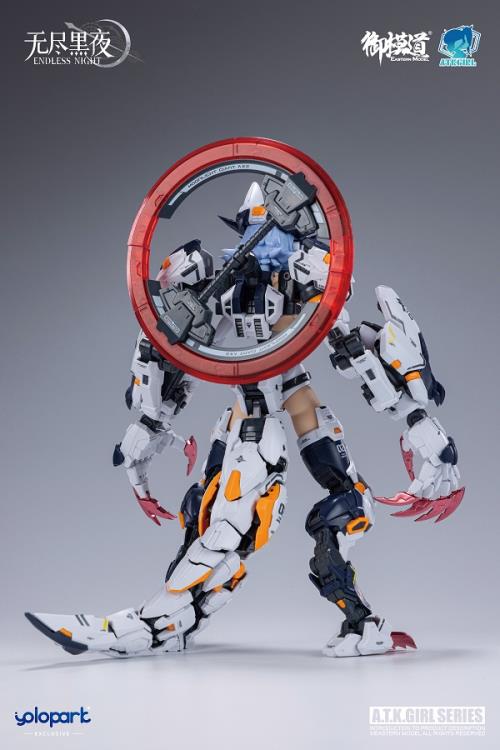 The monster wolf girl "Fenrir" is a 1/12 scale mecha-girl plastic model kit and is ready to join your collection! This highly articulated model features a white color scheme and includes a variety of parts and accessories for creating fun poses. Be sure to add this model to your collection!